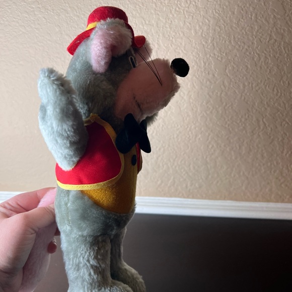 Vintage 1980’s 13.5” Chuck E. Cheese’s Pizza Time Theater Anthropomorphic Rat - Picture 8 of 9